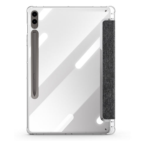 DUX DUCIS Unid Series For Samsung Galaxy Tab S9 FE+ / S9+ Case Auto Wake / Sleep TPU+PC+Leather Clear Tablet Cover