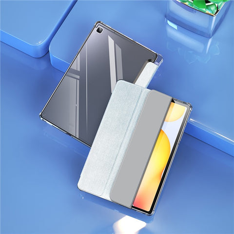 DUX DUCIS Unid Series For Samsung Galaxy Tab S6 Lite (2024) / (2022) / (2020) Case Auto Wake / Sleep TPU+PC+Leather Clear Tablet Cover