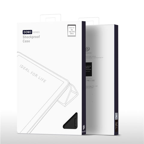DUX DUCIS Domo Series for Samsung Galaxy Tab S10 Ultra / S9 Ultra / S8 Ultra Case Tri-Fold Stand Leather Cover Auto Wake / Sleep