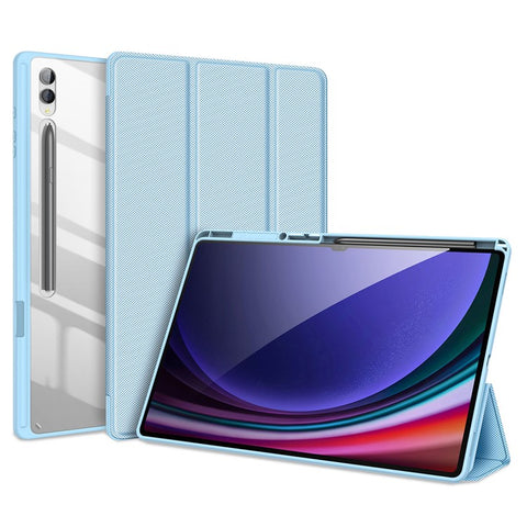 DUX DUCIS TOBY Series For Samsung Galaxy Tab S10 Ultra / S9 Ultra / S8 Ultra Case PU Leather Tri-Fold Stand Tablet Cover