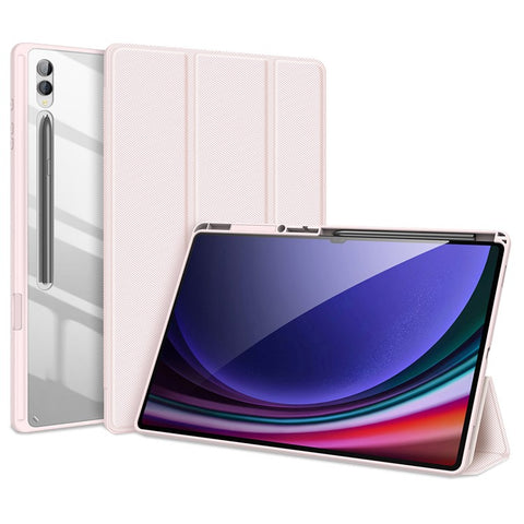 DUX DUCIS TOBY Series For Samsung Galaxy Tab S10 Ultra / S9 Ultra / S8 Ultra Case PU Leather Tri-Fold Stand Tablet Cover