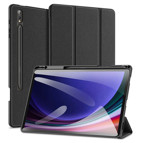 DUX DUCIS Domo Series for Samsung Galaxy Tab S10+ / S9+ / S9 FE+ Case Tri-Fold Stand Leather Cover Auto Wake / Sleep