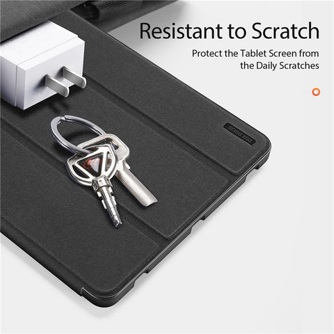 DUX DUCIS Domo Series for Samsung Galaxy Tab S10+ / S9+ / S9 FE+ Case Tri-Fold Stand Leather Cover Auto Wake / Sleep
