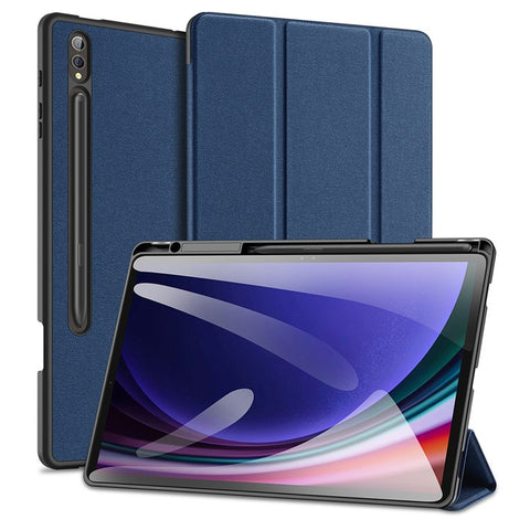 DUX DUCIS Domo Series for Samsung Galaxy Tab S10+ / S9+ / S9 FE+ Case Tri-Fold Stand Leather Cover Auto Wake / Sleep