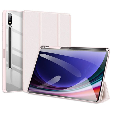DUX DUCIS TOBY Series For Samsung Galaxy Tab S10+ / S9+ / S9 FE+ Case PU Leather Tri-Fold Stand Tablet Cover
