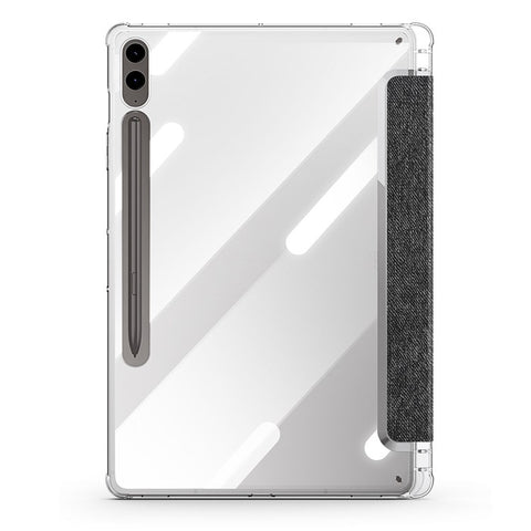 DUX DUCIS Unid Series For Samsung Galaxy Tab S10+ / S9+ / S9 FE+ Case Auto Wake / Sleep TPU+PC+Leather Clear Tablet Cover