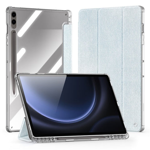 DUX DUCIS Unid Series For Samsung Galaxy Tab S10+ / S9+ / S9 FE+ Case Auto Wake / Sleep TPU+PC+Leather Clear Tablet Cover