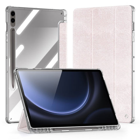 DUX DUCIS Unid Series For Samsung Galaxy Tab S10+ / S9+ / S9 FE+ Case Auto Wake / Sleep TPU+PC+Leather Clear Tablet Cover