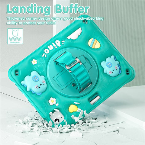 For iPad Air 11 (2025) / (2024) / Air (2022) / (2020) / Pro 11 (2022) / (2021) / (2020) / (2018) Case with Shoulder Strap Kickstand