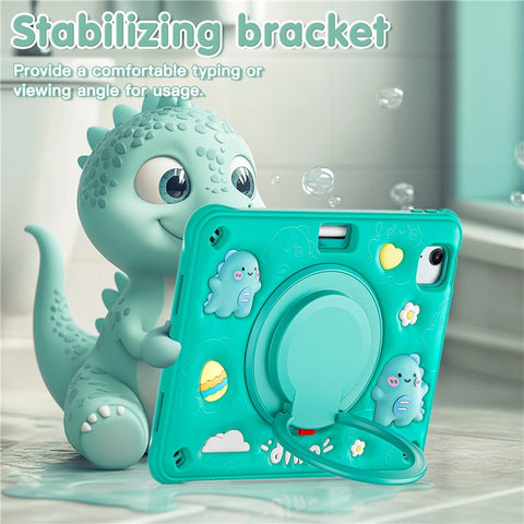 For iPad Air 11 (2025) / (2024) / Air (2022) / (2020) / Pro 11 (2022) / (2021) / (2020) / (2018) Case Kickstand PC+Silicone+TPU Tablet Cover