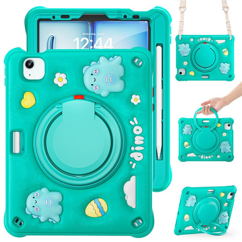 For iPad Air 11 (2025) / (2024) / Air (2022) / (2020) / Pro 11 (2022) / (2021) / (2020) / (2018) Case with Shoulder Strap Kickstand