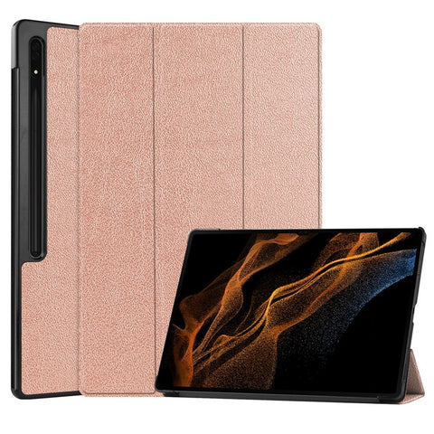 Leather Case for Samsung Galaxy Tab S10 Ultra / Tab S9 Ultra / Tab S8 Ultra Anti-Drop Stand Tablet Cover