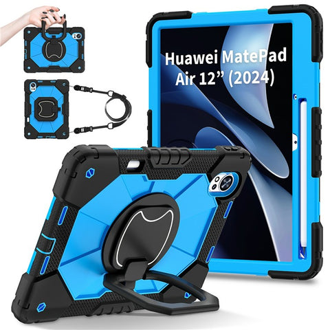 For Huawei MatePad Air (2024) Case Silicone+PC Kickstand Tablet Cover