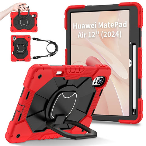 For Huawei MatePad Air (2024) Case Silicone+PC Kickstand Tablet Cover