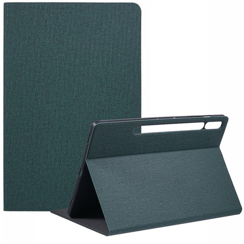X-LEVEL For Samsung	Galaxy Tab S9+ X810, X816B, X818U / Tab S9 FE+ Case Cloth Texture Leather Tablet Cover