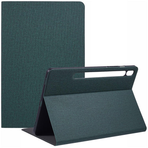 X-LEVEL For Samsung	Galaxy Tab S9 X710, X716B, X718U / Tab S10 FE / S9 FE Case Cloth Texture Leather Tablet Cover