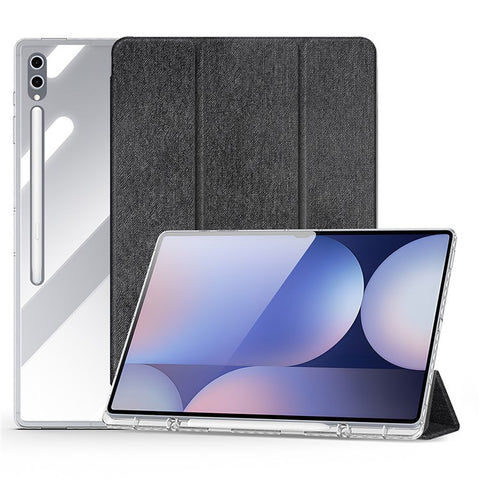 DUX DUCIS Unid Series For Samsung Galaxy Tab S10 Ultra / S9 Ultra / S8 Ultra Case TPU+PC+Leather Clear Tablet Cover