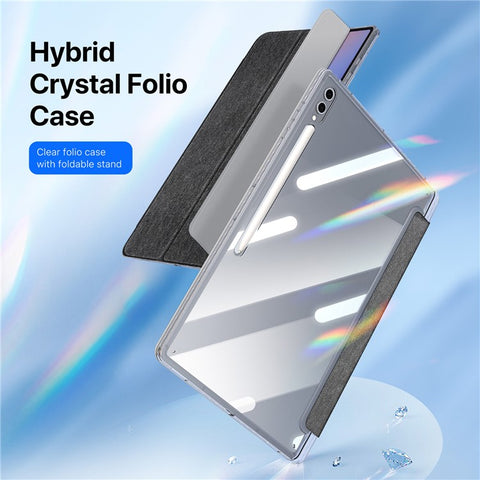 DUX DUCIS Unid Series For Samsung Galaxy Tab S10 Ultra / S9 Ultra / S8 Ultra Case TPU+PC+Leather Clear Tablet Cover