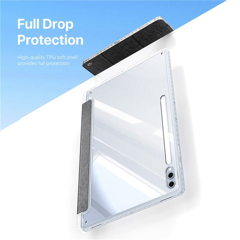 DUX DUCIS Unid Series For Samsung Galaxy Tab S10 Ultra / S9 Ultra / S8 Ultra Case TPU+PC+Leather Clear Tablet Cover