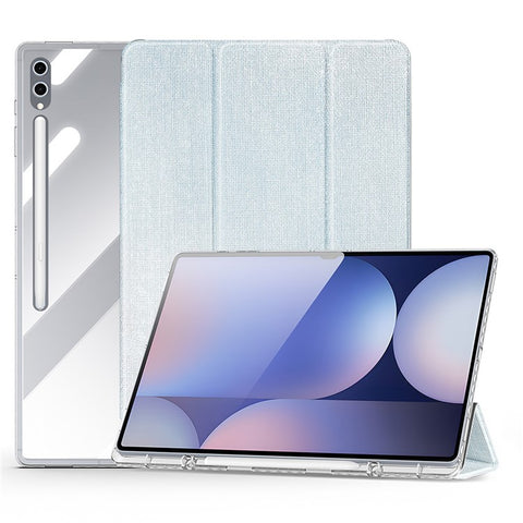 DUX DUCIS Unid Series For Samsung Galaxy Tab S10 Ultra / S9 Ultra / S8 Ultra Case TPU+PC+Leather Clear Tablet Cover