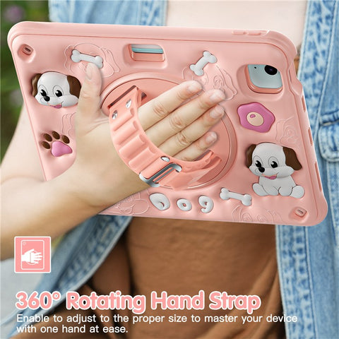 For iPad Air 11 (2025) / (2024) / Air (2022) / (2020) / Pro 11 (2022) / (2021) / (2020) / (2018) Case with Shoulder Strap Kickstand