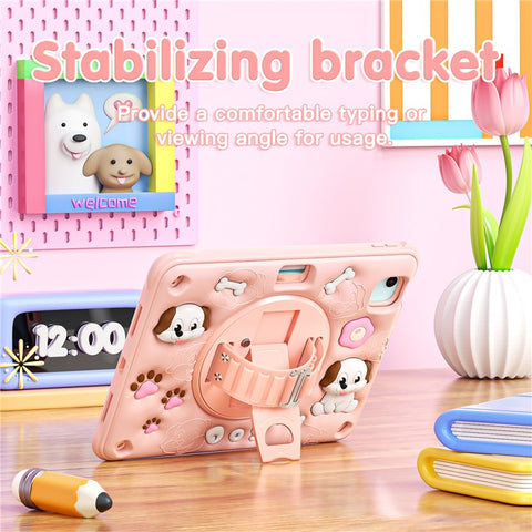 For iPad Air 11 (2025) / (2024) / Air (2022) / (2020) / Pro 11 (2022) / (2021) / (2020) / (2018) Case with Shoulder Strap Kickstand