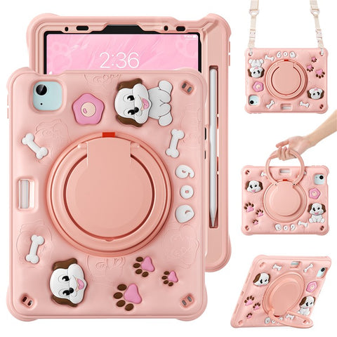 For iPad Air 11 (2025) / (2024) / Air (2022) / (2020) / Pro 11 (2022) / (2021) / (2020) / (2018) Case with Shoulder Strap Kickstand