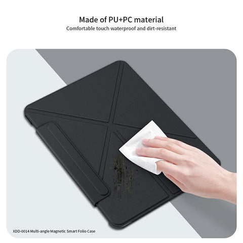 XUNDD XDD-0014 For iPad Air 11 (2026) / (2025) / (2024) / Air (2022) / (2020) Case PU Leather Multi-Angle Stand Smart Tablet Cover with Pen Holder