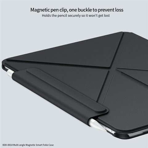 XUNDD XDD-0014 For iPad Air 11 (2026) / (2025) / (2024) / Air (2022) / (2020) Case PU Leather Multi-Angle Stand Smart Tablet Cover with Pen Holder