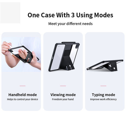 XUNDD For Xiaomi Pad 5/Pad 5 Pro Air Cushion Protective Case Shockproof TPU Tablet Case with Kickstand