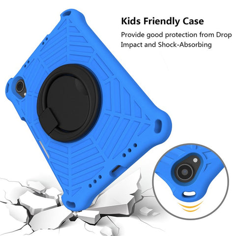 For iPad mini (2024) / mini (2021) Anti-Scratch EVA Case with Shoulder Strap Kickstand Protective Cover Shockproof Tablet Case