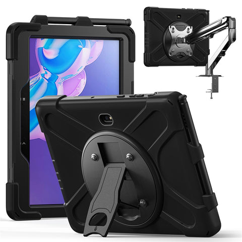 For Samsung Galaxy Tab Active5 Pro X350 / X356B / Active Pro T540 / T545 / T547 / Active4 Pro T630 / T636 Case Kickstand PC+Silicone Tablet Cover