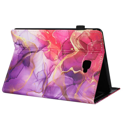 For Samsung Galaxy Tab A 10.1 (2016) T580 Case Pattern Leather Tablet Cover with Auto Sleep / Wake, Card Holder