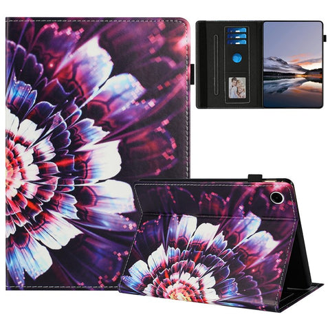 Tablet Case For Huawei Enjoy Tablet 2 / MatePad T 10 / T 10S / Honor Pad 6 Pattern Leather Cover with Card Holder