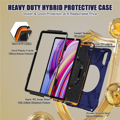 Kickstand Tablet Case for Xiaomi Redmi Pad Pro 5G / Redmi Pad Pro / Poco Pad 5G / 4G TPU PC Silicone Cover