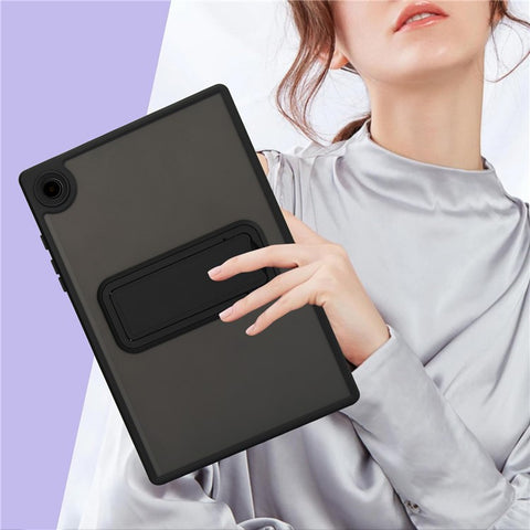 For Samsung Galaxy Tab A8 10.5 (2022) / (2021) Case with Kickstand TPU + PC Skin-Touch Tablet Cover