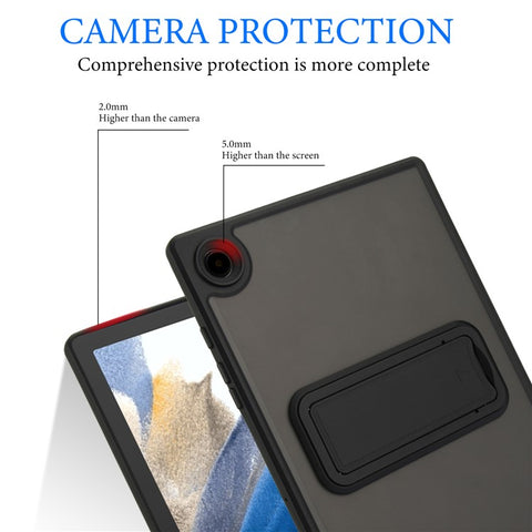 For Samsung Galaxy Tab A8 10.5 (2022) / (2021) Case with Kickstand TPU + PC Skin-Touch Tablet Cover