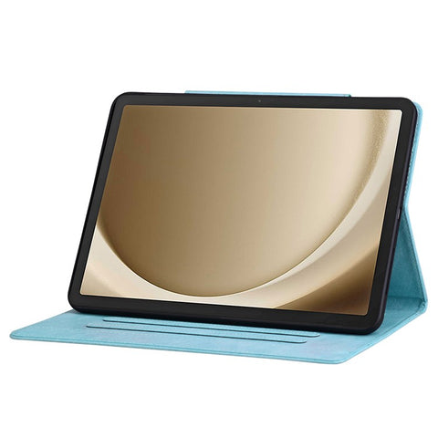 For Samsung Galaxy Tab S10 FE+ Case Cat Buckle Closure Leather Protective Stand Cover