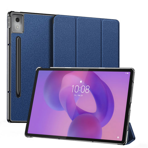 DUX DUCIS For Lenovo Idea Tab Pro Case  Domo Series Tri-fold Stand PU Leather Protective Tablet Cover