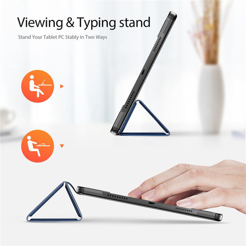 DUX DUCIS For Lenovo Idea Tab Pro Case  Domo Series Tri-fold Stand PU Leather Protective Tablet Cover