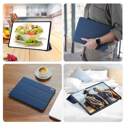 DUX DUCIS For Lenovo Idea Tab Pro Case  Domo Series Tri-fold Stand PU Leather Protective Tablet Cover