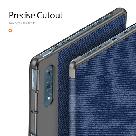 DUX DUCIS For Lenovo Yoga Tab Plus Case  Domo Series Tri-fold Stand PU Leather Protective Tablet Cover