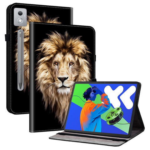 Leather Case For Lenovo Idea Tab Pro  /  Tab P12 Pro 12.7 2025  /  Xiaoxin Pad Pro 12.7 (2025) Pattern Printed Stand Tablet Cover