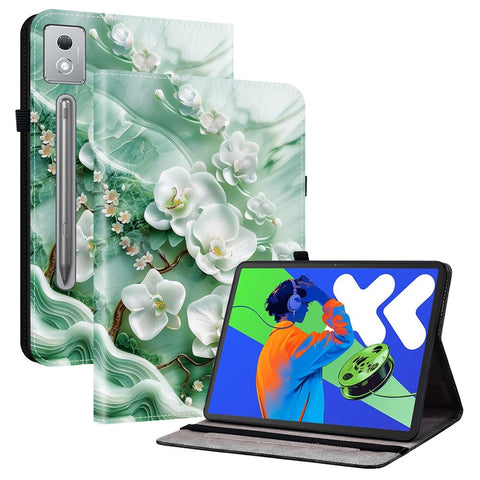 Leather Case For Lenovo Idea Tab Pro  /  Tab P12 Pro 12.7 2025  /  Xiaoxin Pad Pro 12.7 (2025) Pattern Printed Stand Tablet Cover
