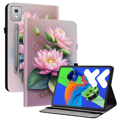 Leather Case For Lenovo Idea Tab Pro  /  Tab P12 Pro 12.7 2025  /  Xiaoxin Pad Pro 12.7 (2025) Pattern Printed Stand Tablet Cover