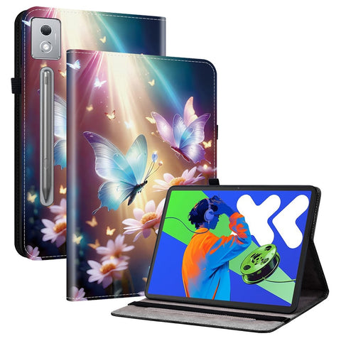Leather Case For Lenovo Idea Tab Pro  /  Tab P12 Pro 12.7 2025  /  Xiaoxin Pad Pro 12.7 (2025) Pattern Printed Stand Tablet Cover