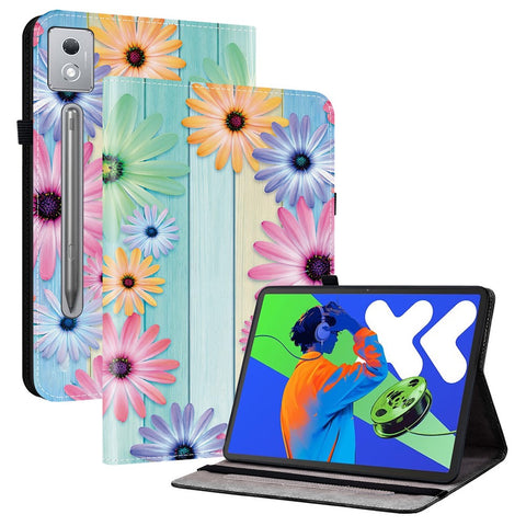 Leather Case For Lenovo Idea Tab Pro  /  Tab P12 Pro 12.7 2025  /  Xiaoxin Pad Pro 12.7 (2025) Pattern Printed Stand Tablet Cover