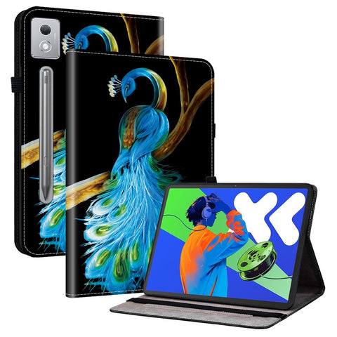 Leather Case For Lenovo Idea Tab Pro  /  Tab P12 Pro 12.7 2025  /  Xiaoxin Pad Pro 12.7 (2025) Pattern Printed Stand Tablet Cover