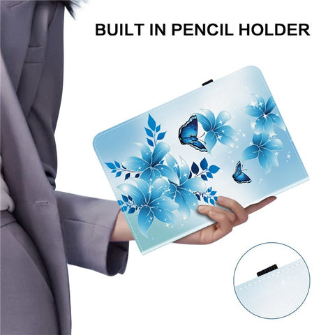 Leather Case For Xiaomi Redmi Pad Pro 5G  /  Redmi Pad Pro  /  Poco Pad 5G  /  4G Pattern Printed Stand Tablet Cover with Card Slots
