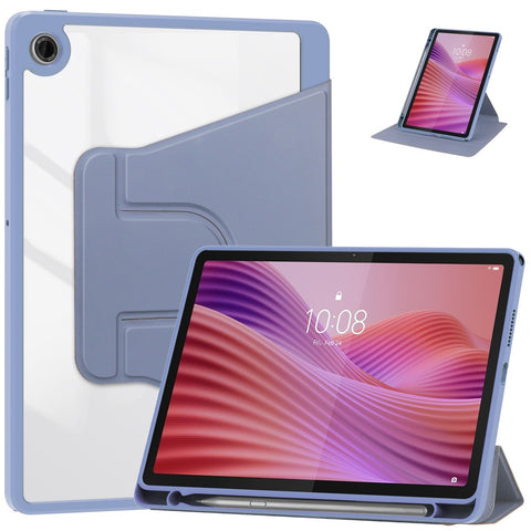 For Lenovo Tab TB311FU Case 360° Rotary Stand PU Leather+Acrylic Tablet Cover (Without Keyboard)